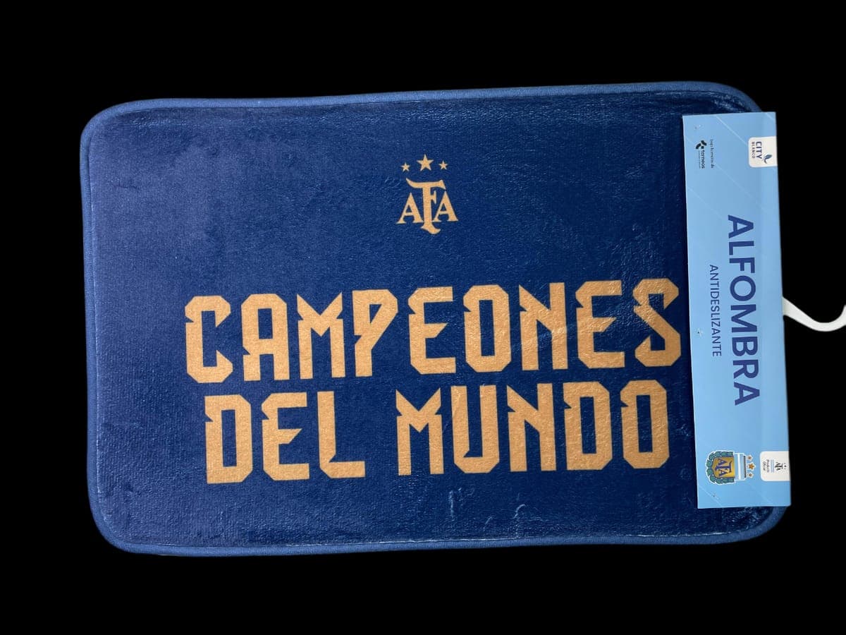 Alfombra AFA Campeones del Mundo - Antideslizante - imagen 1