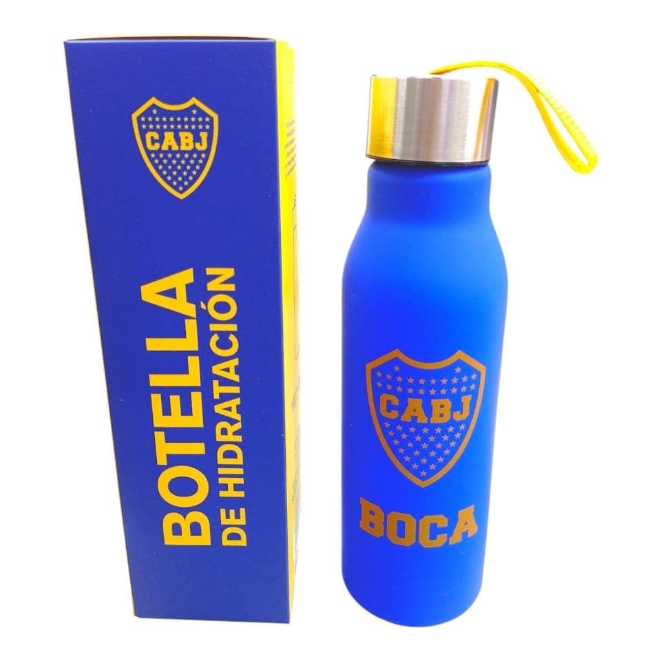 Botella Deportivo Boca Juniors 600ml Hidratación - imagen 1