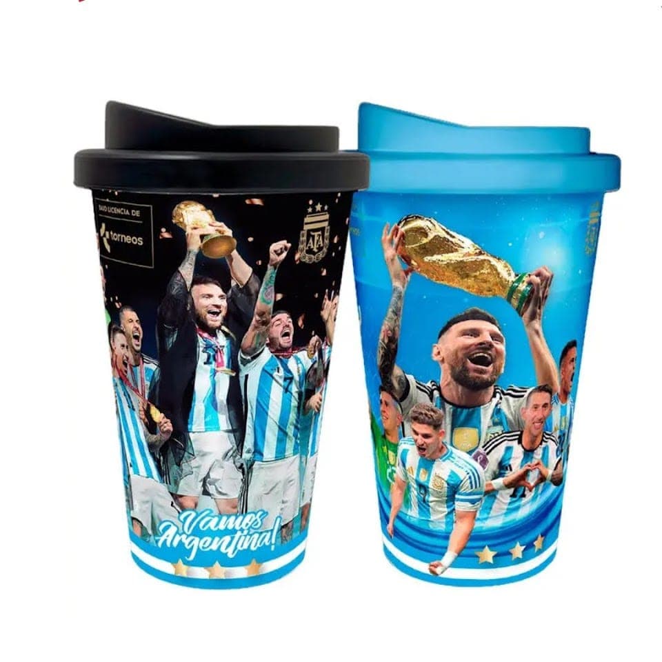 Vaso Térmico Selección Argentina - Campeón Mundial - imagen 1