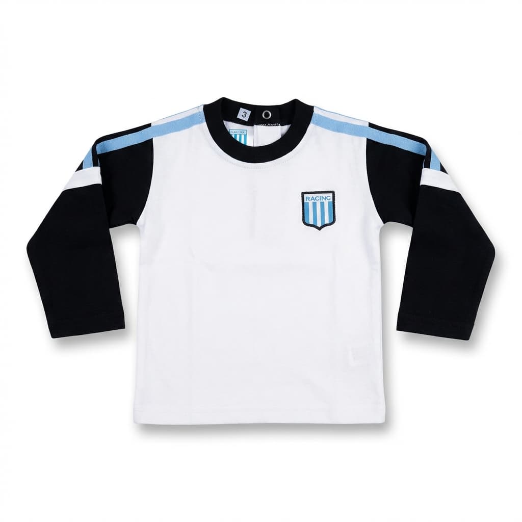 Remera Racing Club Orgullo - Manga Larga Infantil - imagen 1