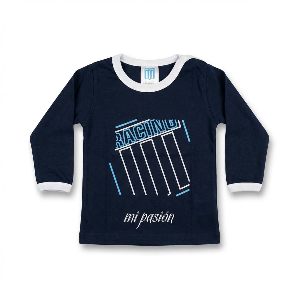 Camiseta de Bebé 'Racing Mi Pasión' Manga Larga - imagen 1