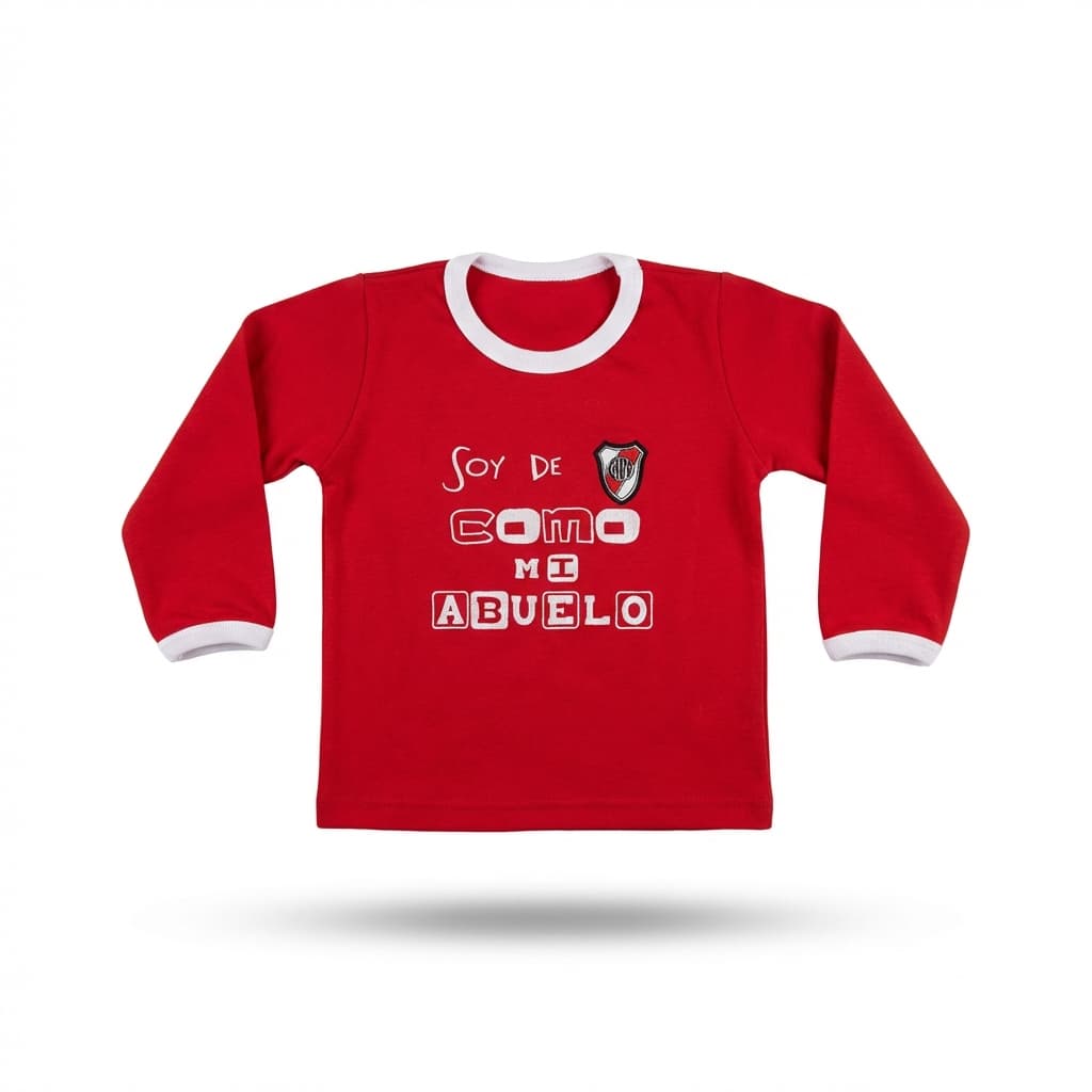 Remera River Plate Abuelo - Manga Larga Infantil - imagen 1