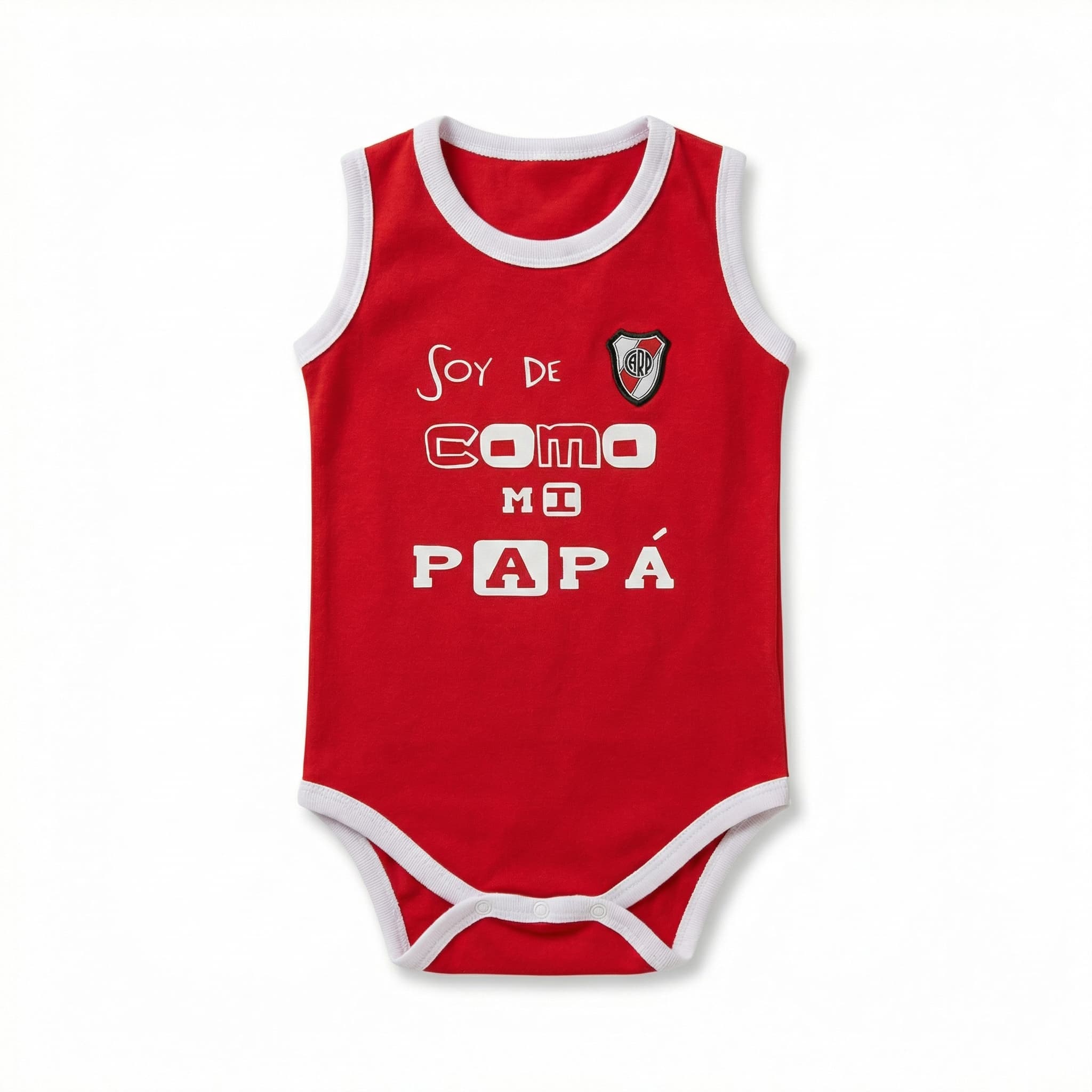 Body River Plate Como Mi Papá - Infantil Sin Manga - imagen 1