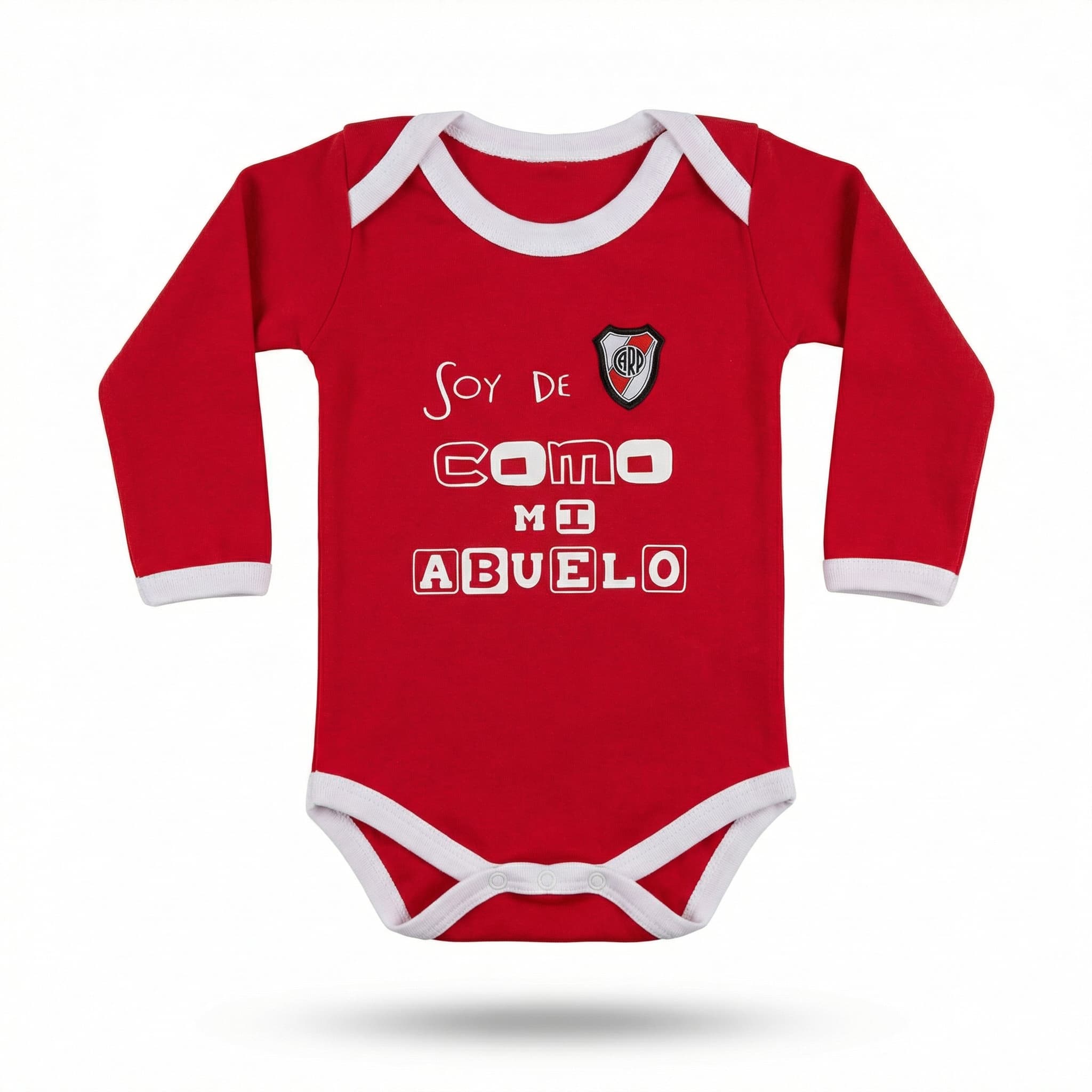 Body Bebé River Plate Soy Como Mi Abuelo - Manga Larga - imagen 1