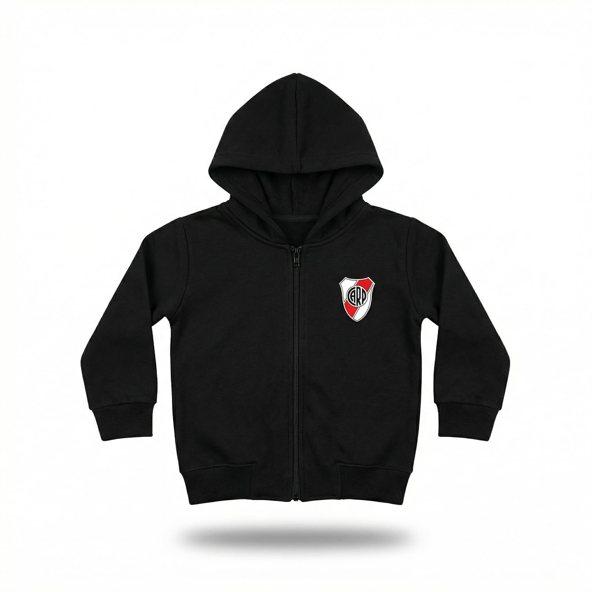 Buzo River Plate Niños - Capucha Negra - imagen 1